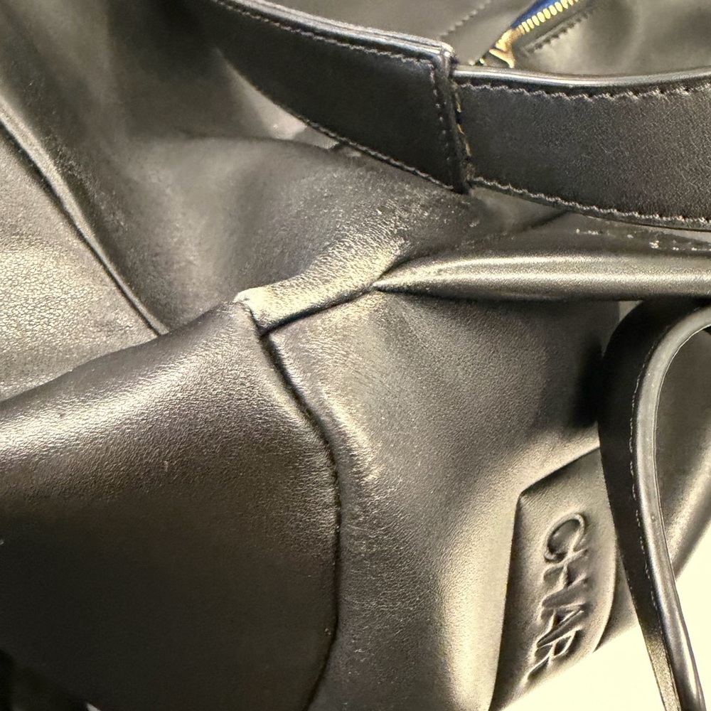 Black Leather Backpack - image 6